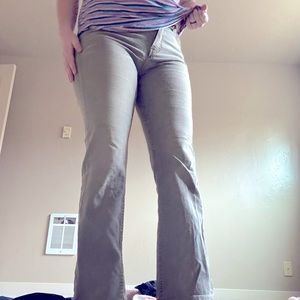 Straight Cut Gray/Green denim Jeans